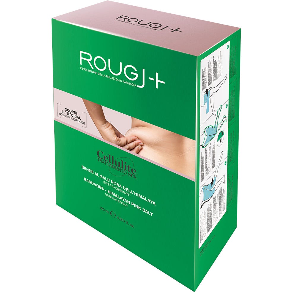 Rougj Trattamento Spa Bende Corpo Anti-Cellulite Al Sale Rosa Dell''Himalaya 2 Pezzi 120ml-1