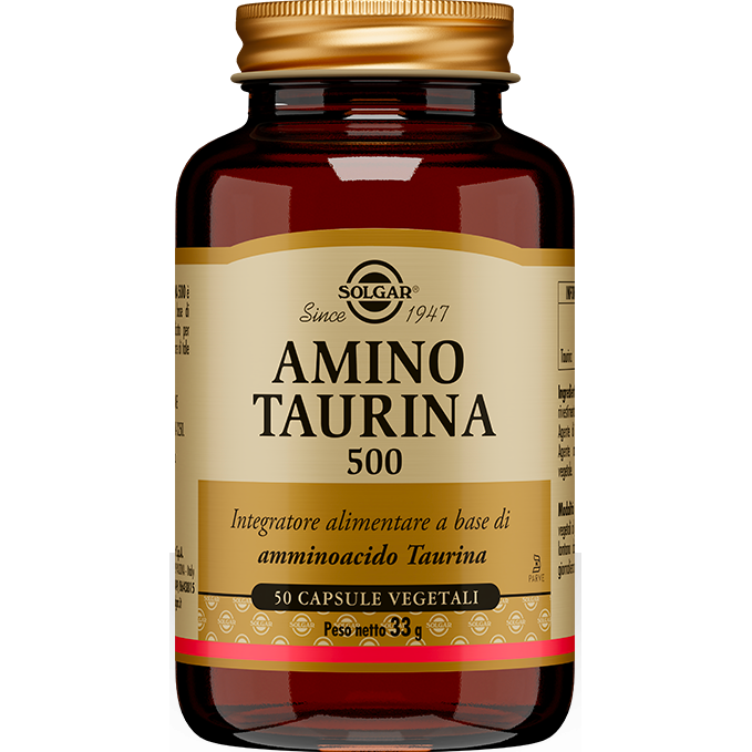 Solgar Amino Taurina 500 50 Capsule-4