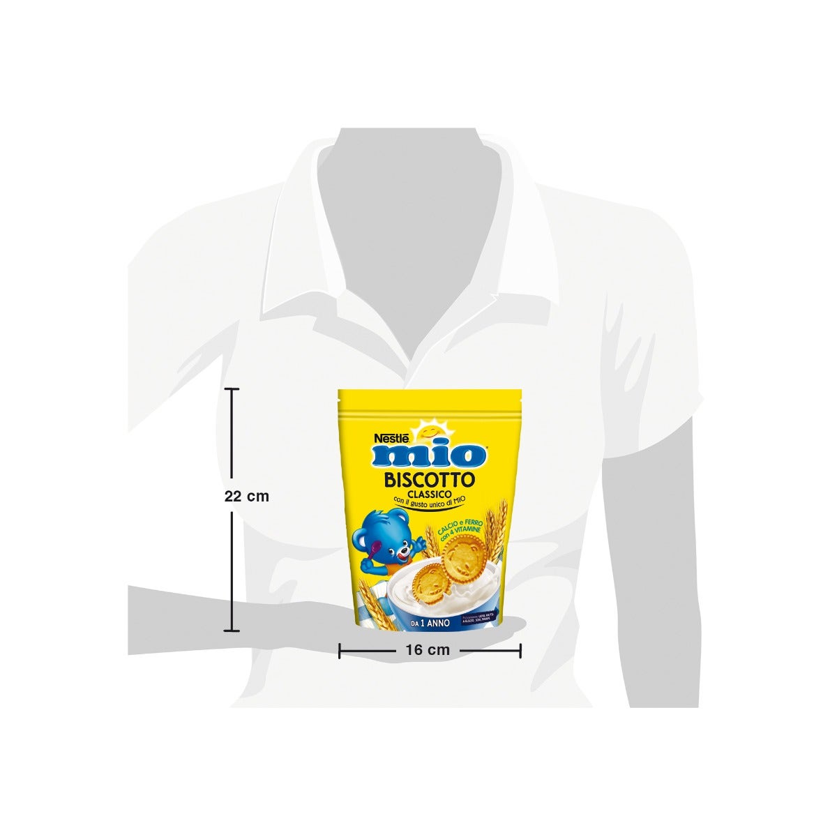 Nestlè Mio Biscotto Gusto Classico Da 12 Mesi Sacchetto 180g-5