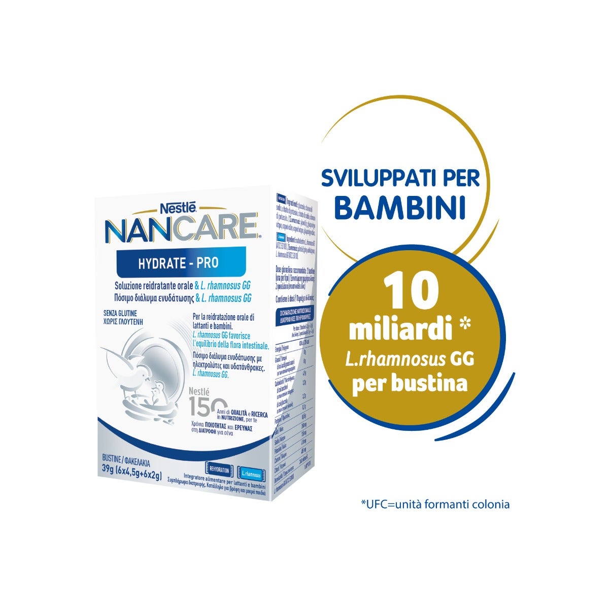 Nestlé Nancare Hydrate-pro Integratore Pediatrico Per Lattanti E Bambini Dalla Nascita 12 Bustine-3