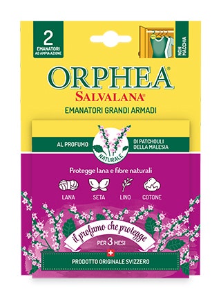Orphea Emanatori Grandi Armadi Profumo  Patchouli Della Malesia 2 Pezzi-1