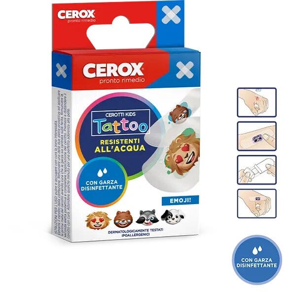 Cerox Cerotti Bambini Tattoo 20 Pezzi-4