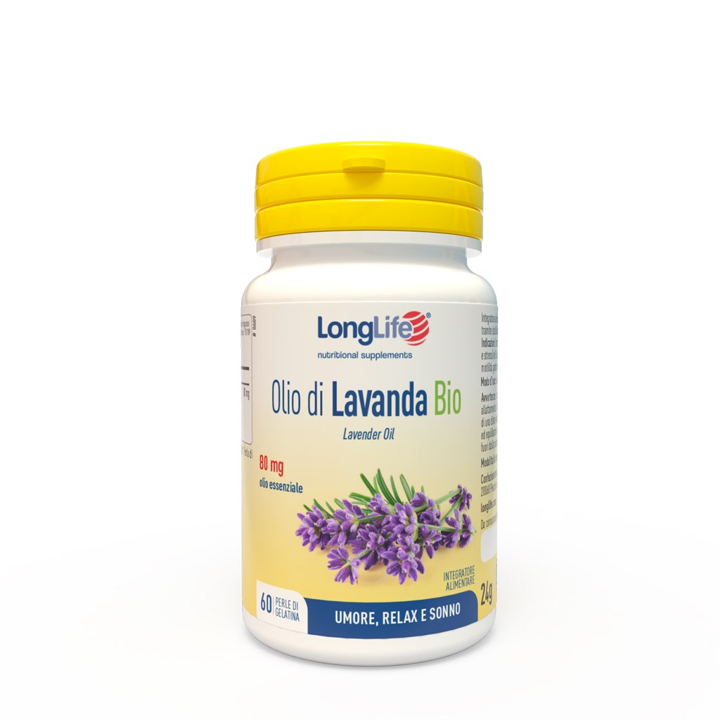 Longlife Olio di Lavanda Bio 60 Perle-1