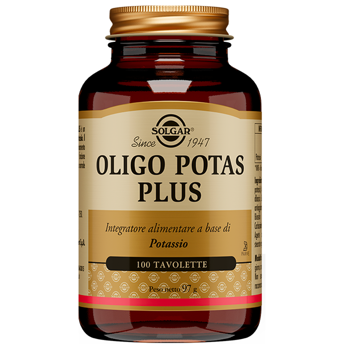 Solgar Oligo Potas Plus 100 Tavolette-1