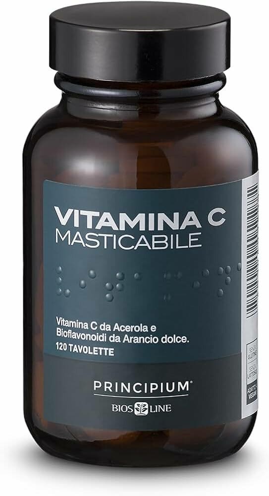 Bios Line Principium Vitamina C Masticabile 120 Tavolette-1