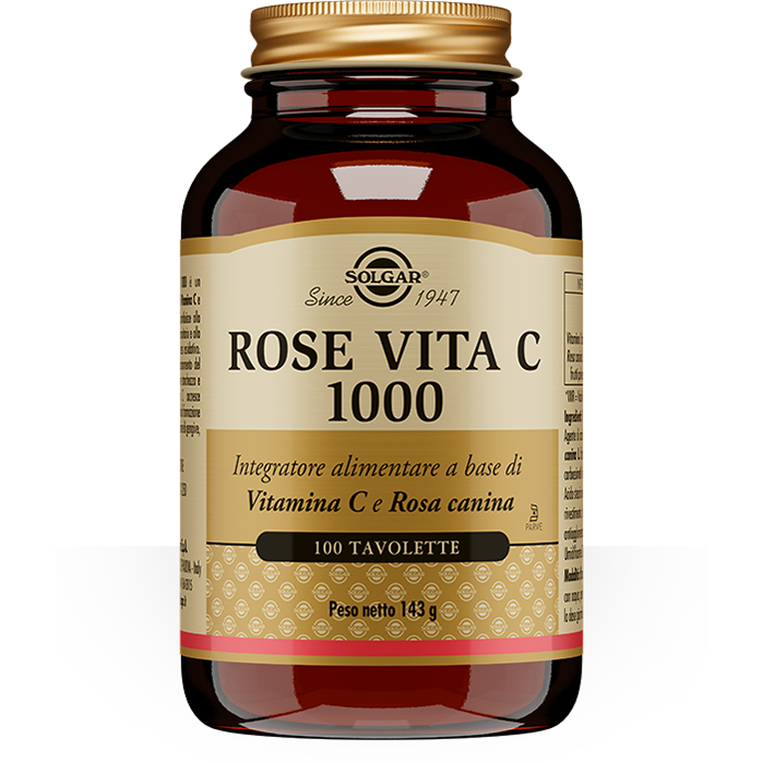 Solgar Rose Vita C 1000 100 Tavolette-1