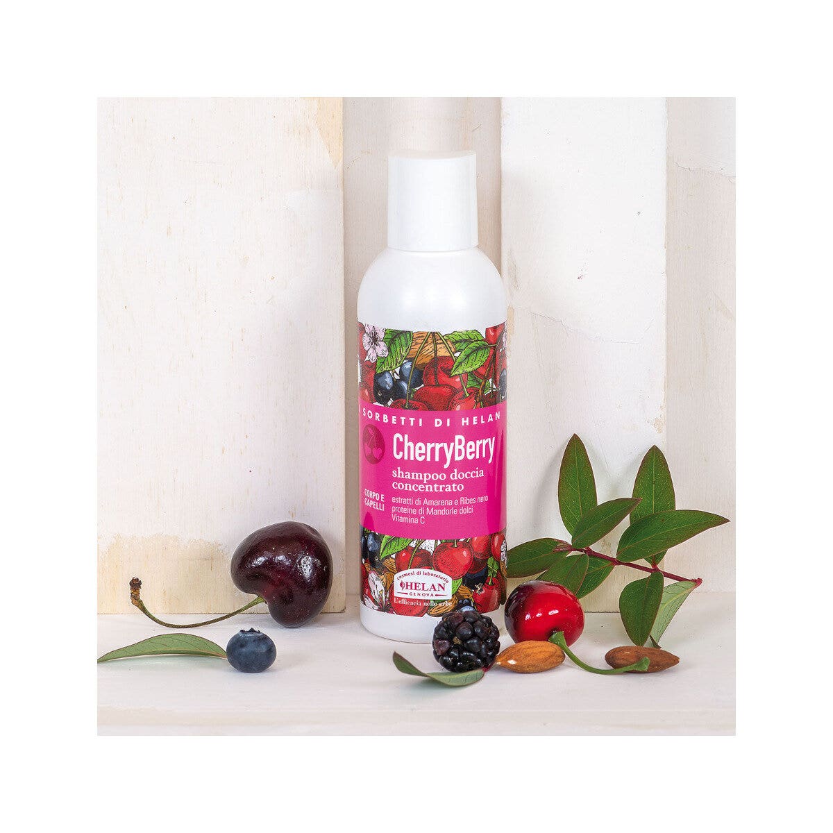 Helan I Sorbetti CherryBerry Shampoo Doccia Concentrato 150ml-3