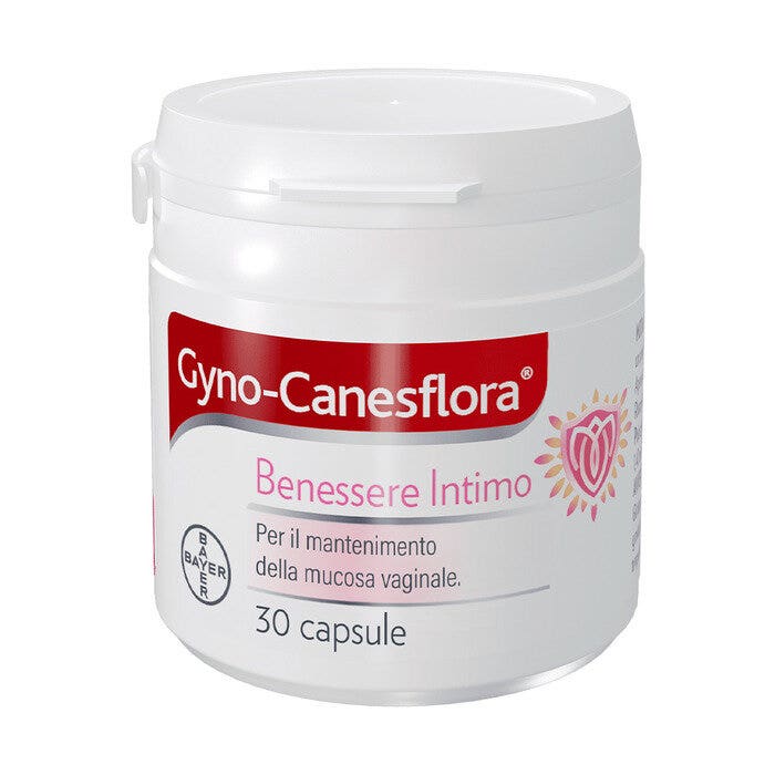 Gyno Canesflora probiotico con vitamina B2 per benessere Intimo e Flora Vaginale Equilibrata 30 cps-8