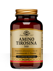 Solgar Amino Tirosina 500 50 Capsule Vegetali-1