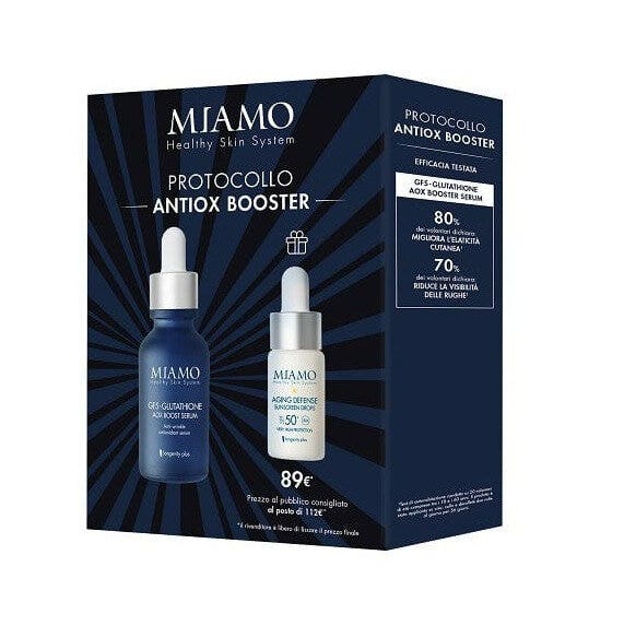 Miamo Protocollo Antiox Siero GF5-Glutathione 30ml + Siero Aging Defense SPF 50+ 10ml-1