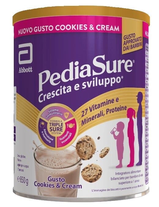 Pediasure Crescita e Sviluppo Cookies & Cream 850g-1