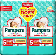 Pampers Baby Dry Pannolino Mutandina Junior Duo 26 Pezzi-0