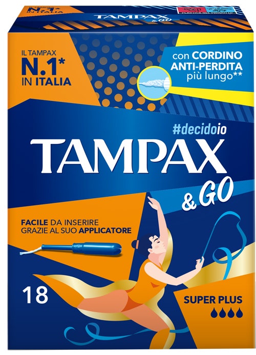 Tampax &go Super Plus 18 Pezzi-0