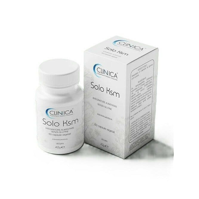 Clinica Solo Ksm - ashwagandha - 60 capsule = 1 mese di trattamento-2