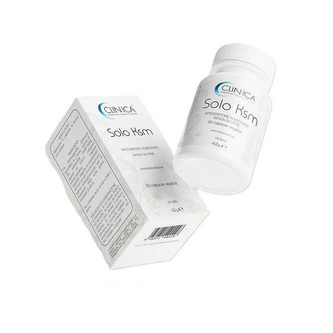 Clinica Solo Ksm - ashwagandha - 60 capsule = 1 mese di trattamento-3