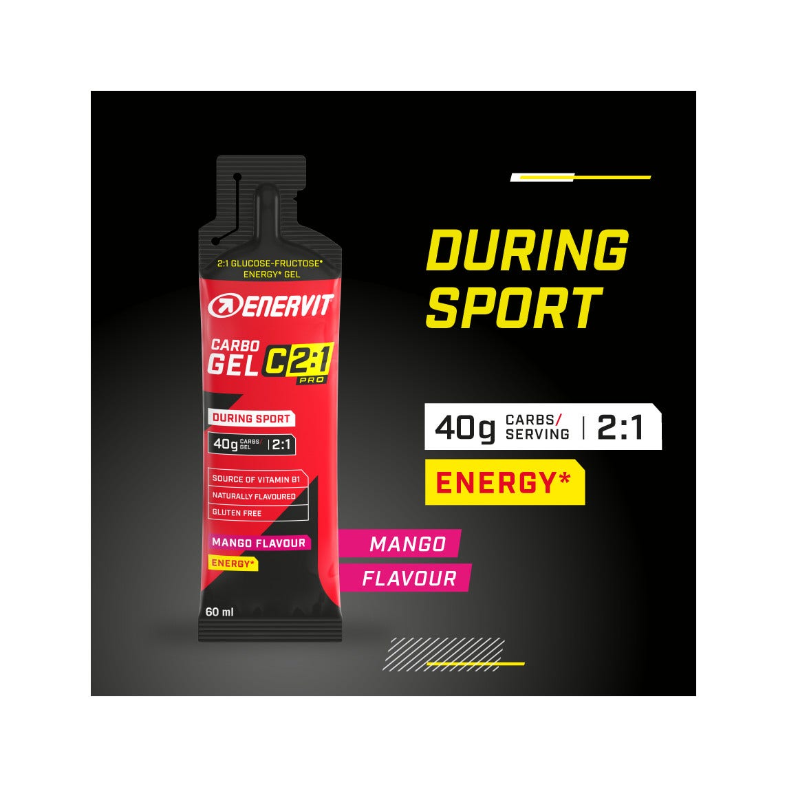Enervit C2:1 Pro Carbo Gel Mango 60ml-2