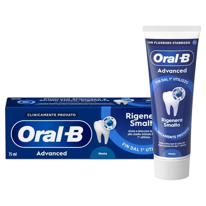 Oralb Advanced Rigenera Smalto Dentifricio Menta 75 ml-1