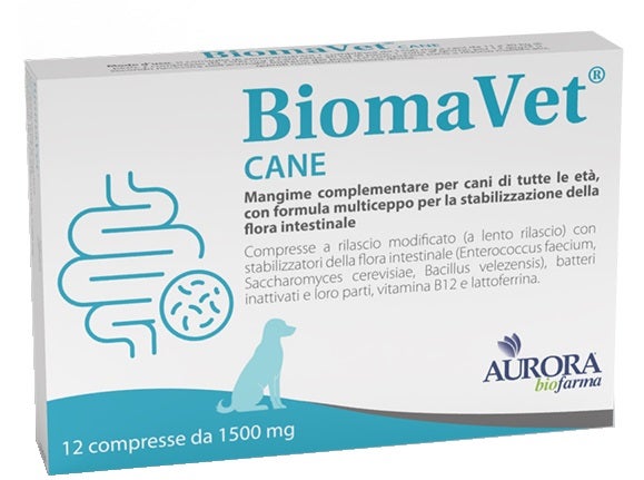 Biomavet Mangime Complementare Per Cani 1500mg 12 Compresse-1