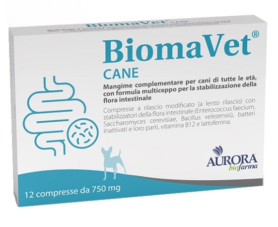 Biomavet Mangime Complementare Per Cani 750mg 12 Compresse-1