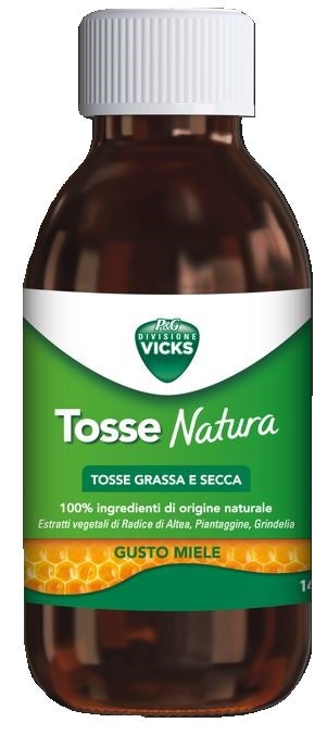 Vicks Tosse Natura Tosse Grassa e Secca Gusto Miele 140 ml-0