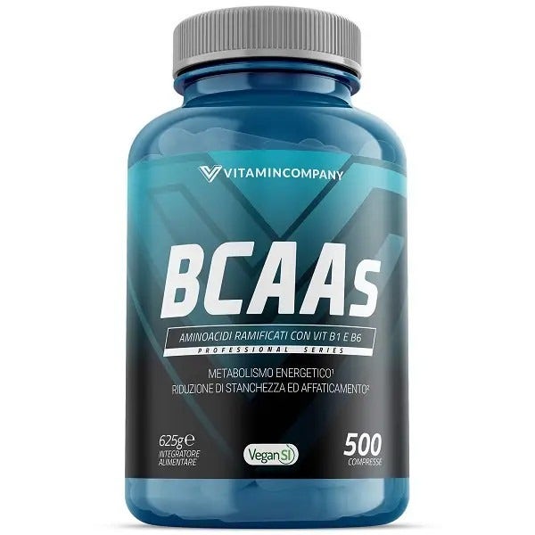 Vitamincompany New BCAAs Aminoacidi Ramificati 500 Compresse-4