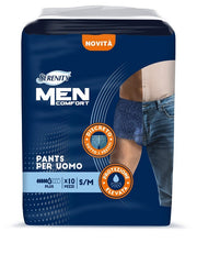 Serenity Men Slip Assorbente S/M 10 Pezzi