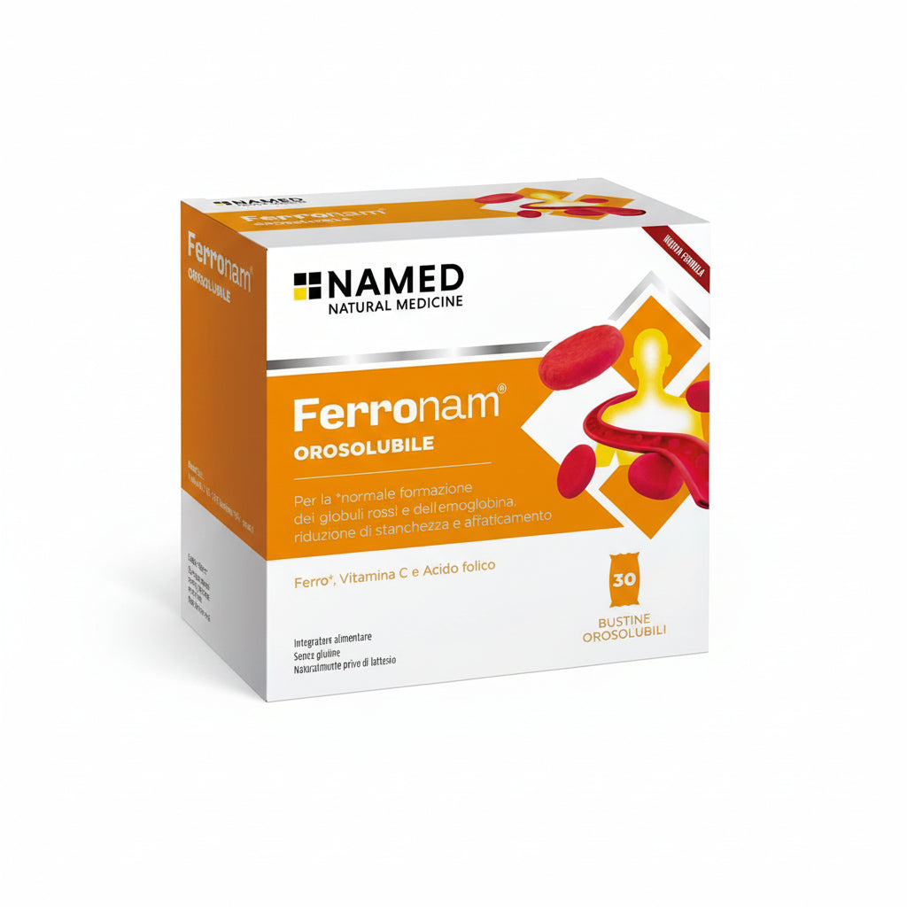 Ferronam Orosolubile 30 Bustine – Farmae - Para-farmacia Online di ...