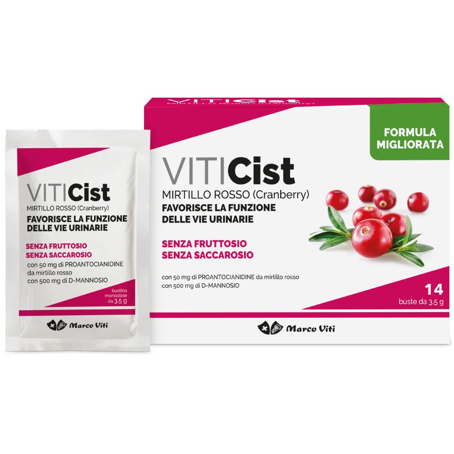 Viti Cist Mirtillo Rosso Senza Fruttosio 14 Bustine -1