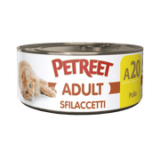 Petreet Adult Sfilaccetti Di Pollo Per Gatti Lattina 70g-1