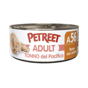 Petreet Adult Tonno Del Pacifico Con Carote Per Gatti Lattina 70g-1