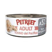 Petreet Adult Tonno Del Pacifico Con Granchio Per Gatti Lattina 70g-1