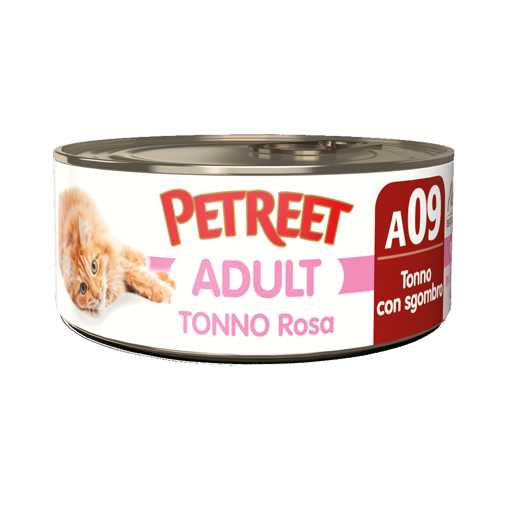 Petreet Adult Tonno Rosa Con Sgombro Per Gatti Lattina 70g-1
