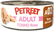 Petreet Tonno Rosa Con Surimi Aroma Granchio Cibo Umido Per Gatti Adulti 70g-1
