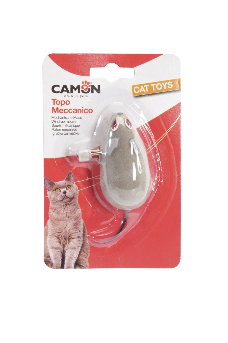 Camon Gioco Per Gatti Topo Meccanico Colorato 5cm-4