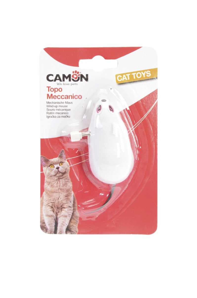 Camon Gioco Per Gatti Topo Meccanico Colorato 5cm-3