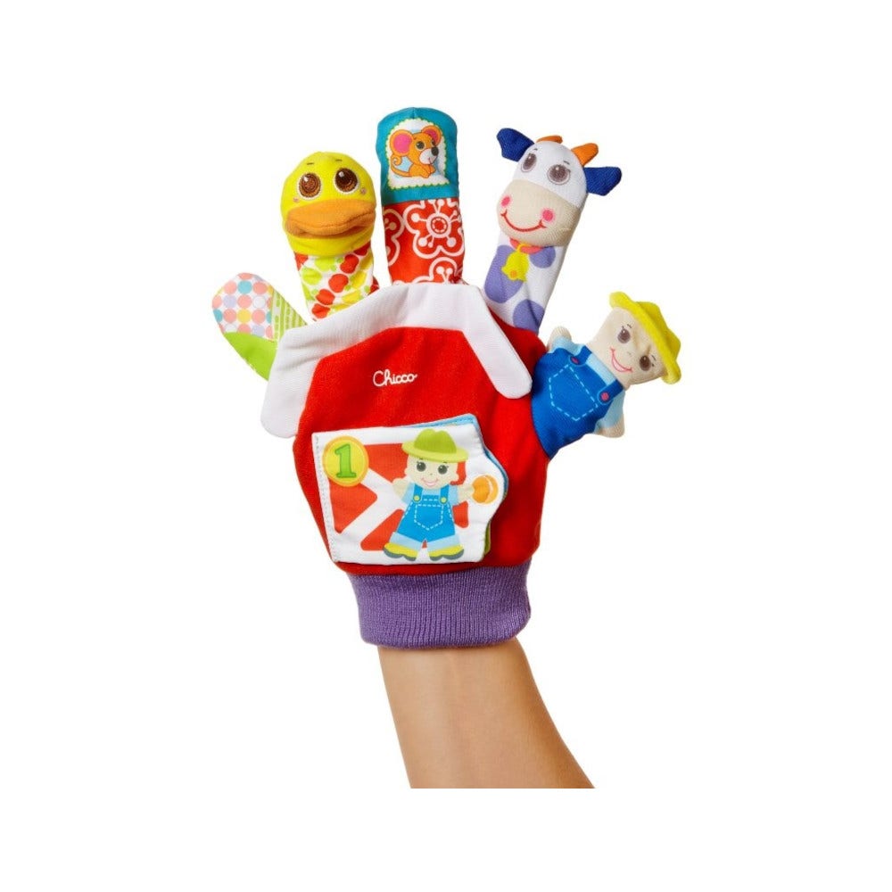 Chicco Gioco Guanto Marionetta Della Fattoria -1