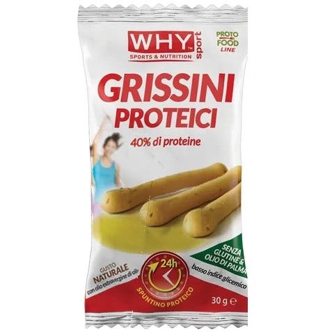 Whynature Grissini Proteici Naturale 30g-2