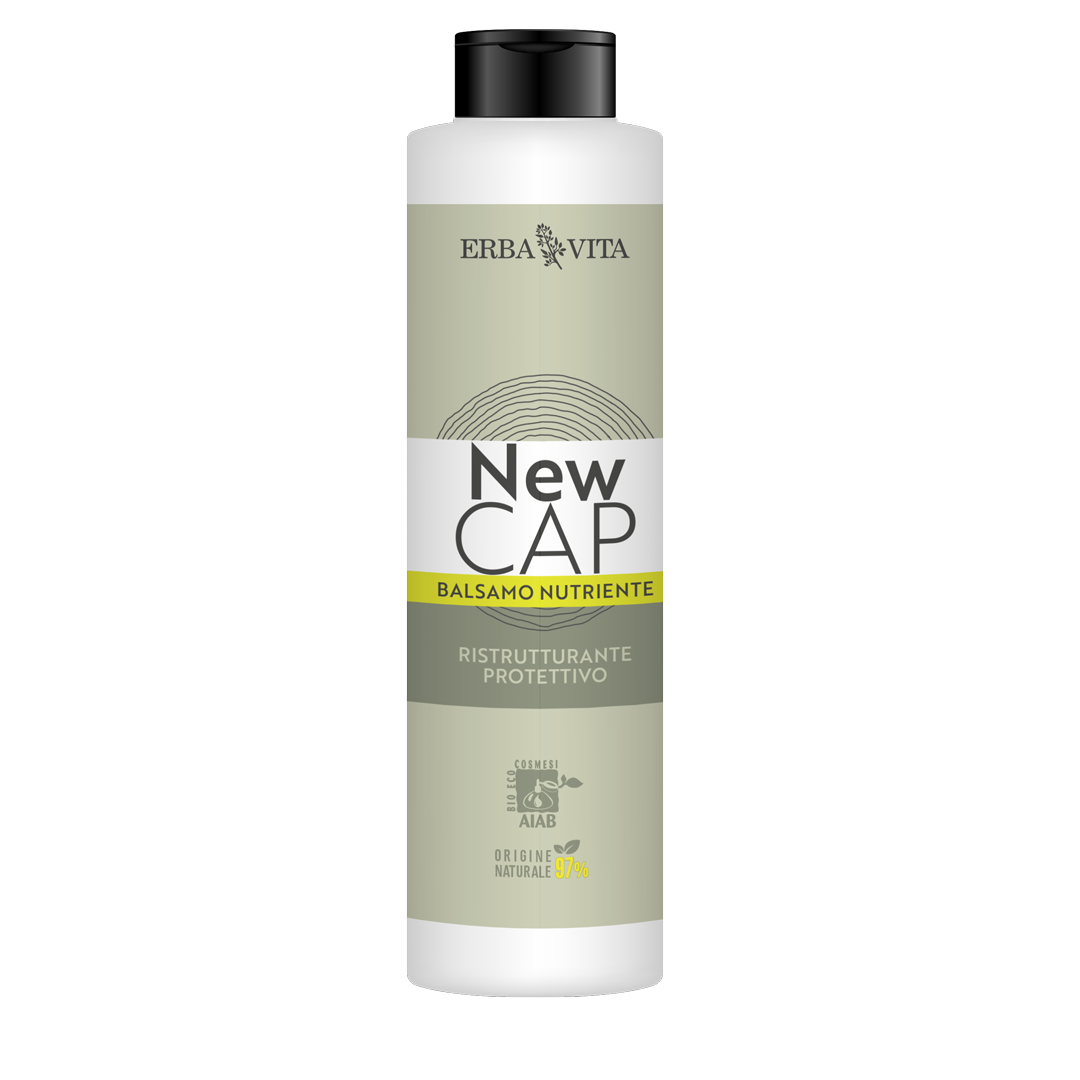 NewCap Balsamo Nutriente Capelli con Burro di Karité e Olio di Argan Bio 250ml