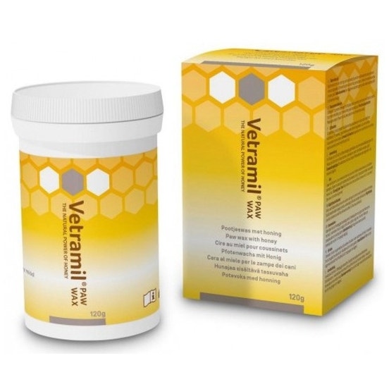 Vetramil Paw Wax Cera Al Miele Animali Da Compagnia 120g-1