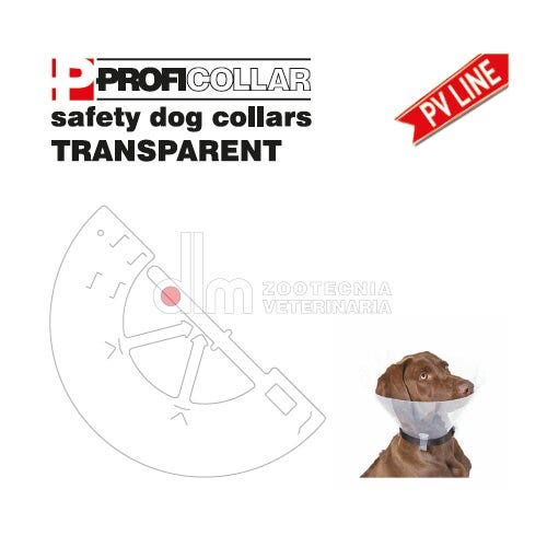 Collare Proficollar Trasparent Misura 30 XXL-1