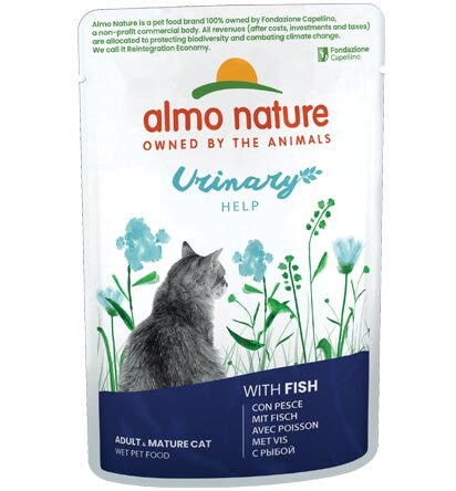 Almo Nature Urinary Help Cibo Umido Con Pesce Per Gatti Adulti Bustina 70g-2