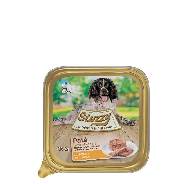 Stuzzy Paté Classico Con Pollo Per Cani Adulti Vaschetta 150g-2