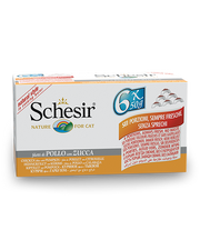 Schesir Filetti Di Pollo Con Zucca Lattina Cibo Umido Gatto Adulto 6x50g-2