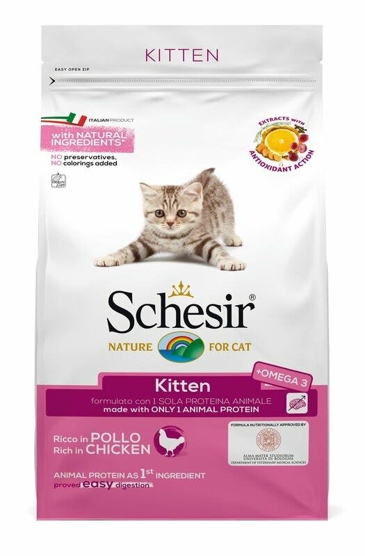 Schesir Croccantini Con Pollo Per Gattini Sacco 400g-2