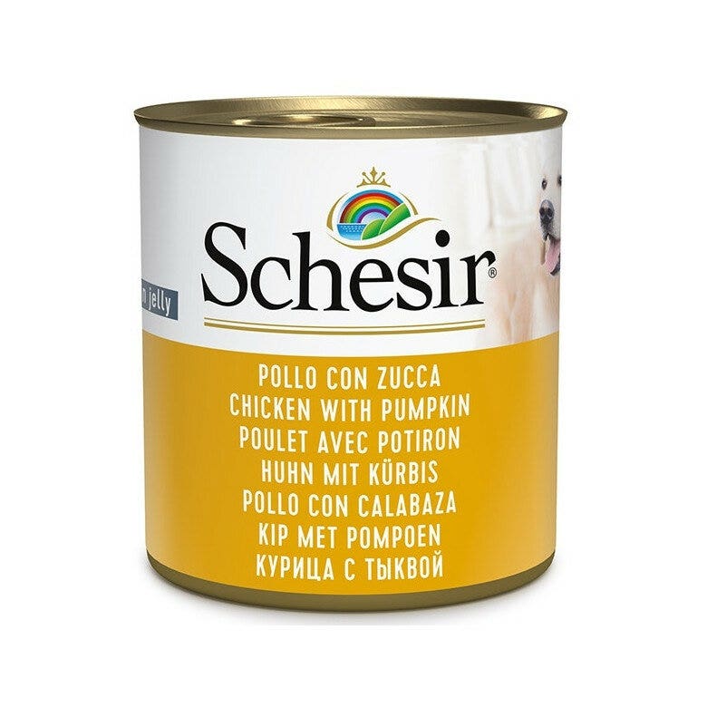 Schesir Pollo Con Zucca Cibo Umido Cani Adulti Lattina 285g-1
