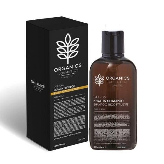 Organics Cosmetics Keratin Shampoo Ricostruente 250ml-2