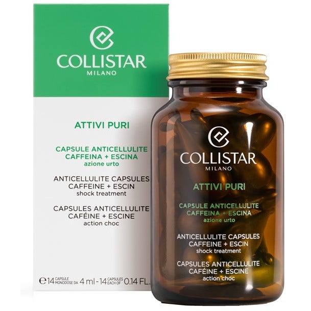 Collistar Attivi Puri Capsule Anticellulite Caffeina + Escina Azione Urto 14 Capsule-2