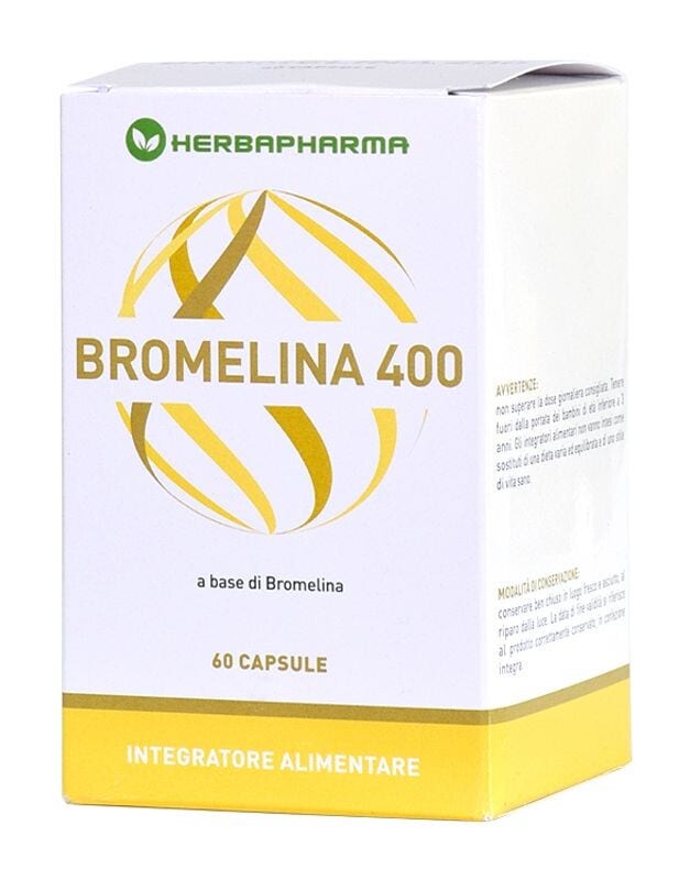 Herbapharma Bromelina 400 60 Capsule-1