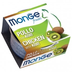 Monge Fruits Pollo Con Kiwi Cibo Umido Per Gatti Adulti 80g-1