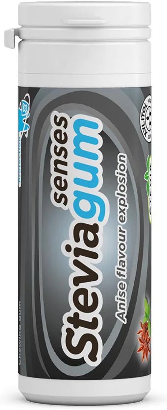 Lemon Pharma SteviaGum Black Senses Gomme Da Masticare All'Anice 30g-1